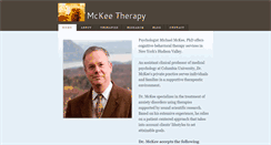 Desktop Screenshot of mckeetherapy.com