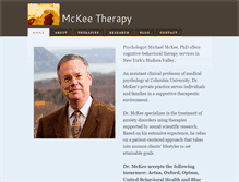 Tablet Screenshot of mckeetherapy.com